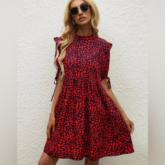 New Leopard Print Dress - Picture 2 of 4